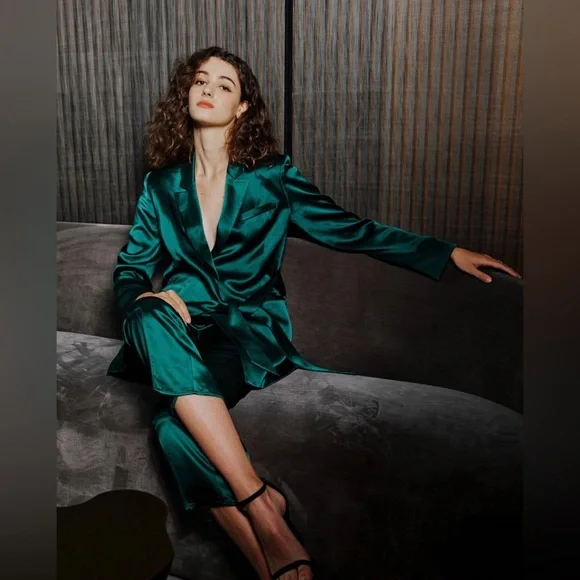 Tie-Waist Suit Set